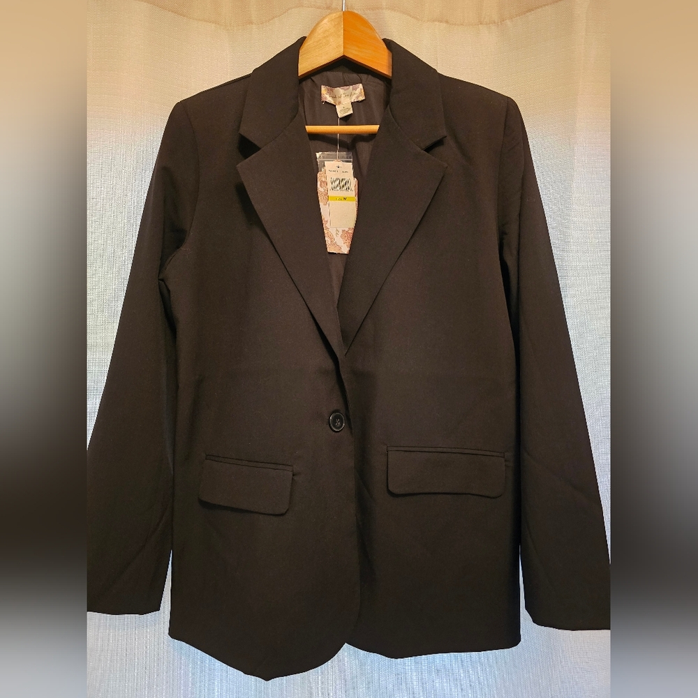 NEW Band Of The Free Women's Black Blazer